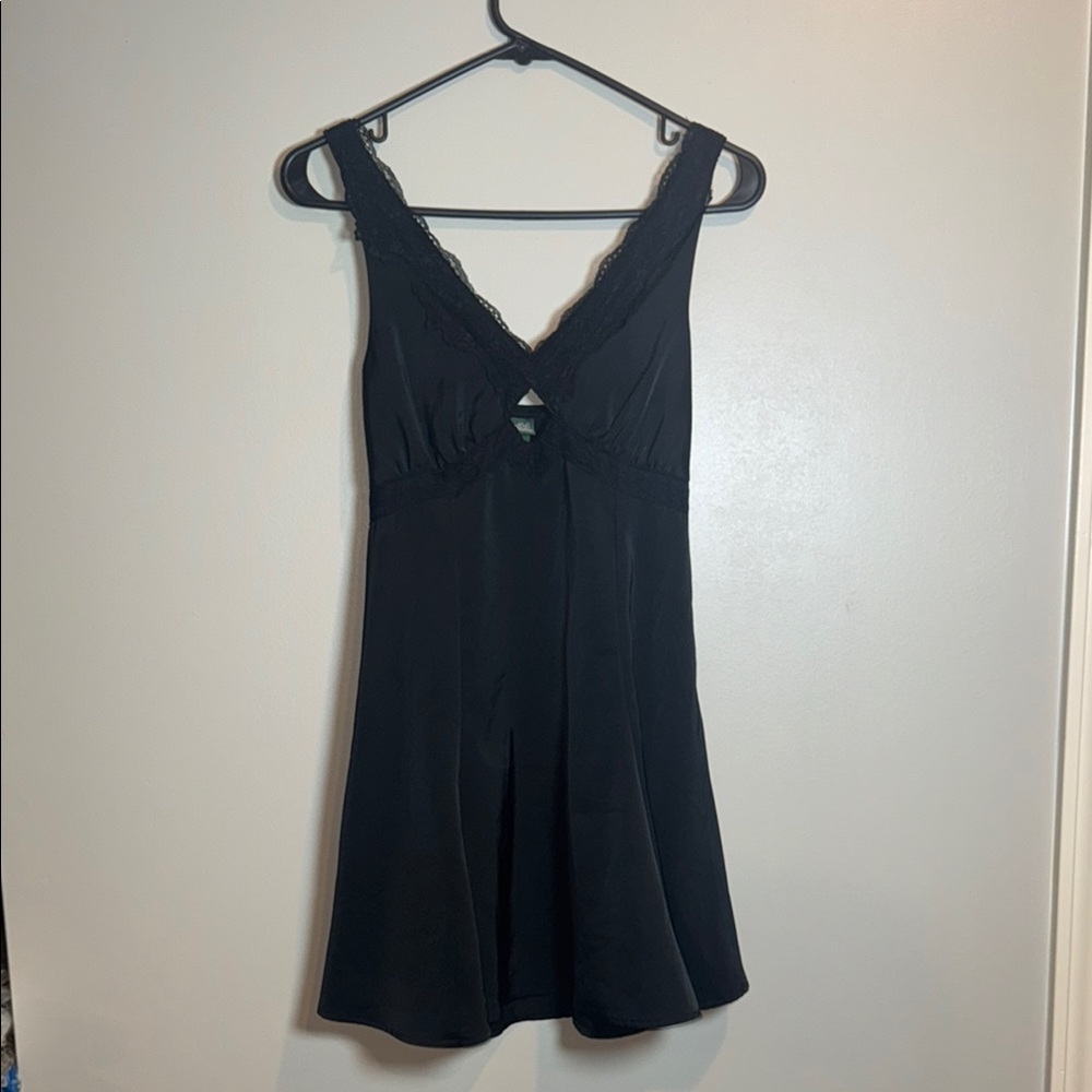 Wild Fable Black Lace Detail Chemise